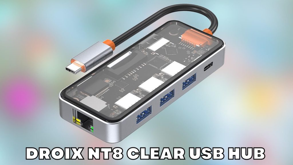 Hub USB DroiX NT8 Clear