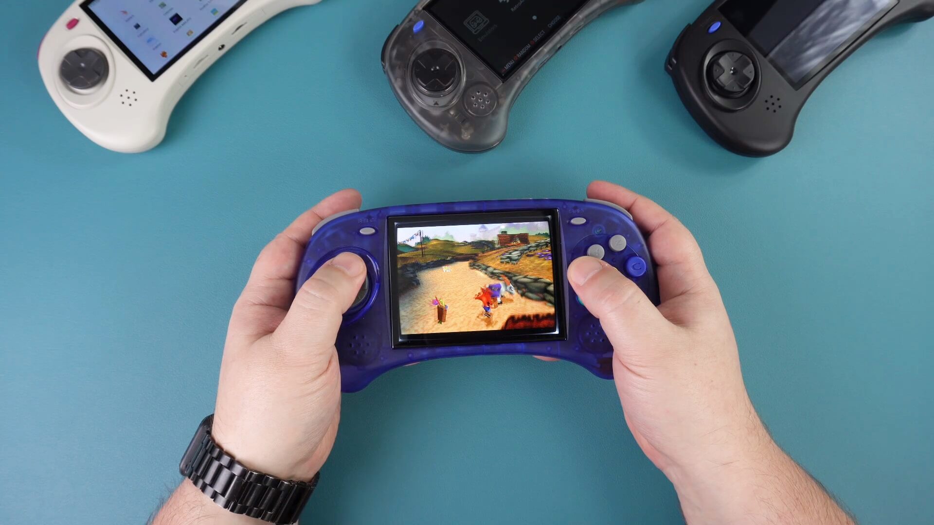Anbernic RG ARC gaming handheld with a Sega Saturn-inspired design launched  - Gizmochina