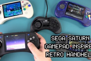 Anbernic RG ARC-S and ARC-D Review SEGA Saturn controller inspired retro gaming handheld