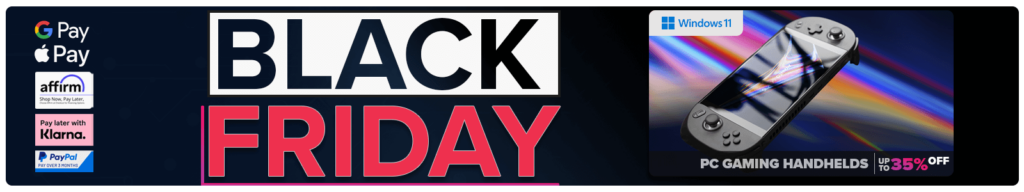 Prodej Black Friday 2023 na PC Gaming Handhelds