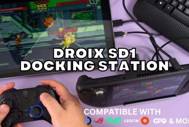 DroiX SD1 docking station for Steam Deck ASUS ROG Ally Lenovo Legion Go AYA NEO GPD ONEXPLAYER