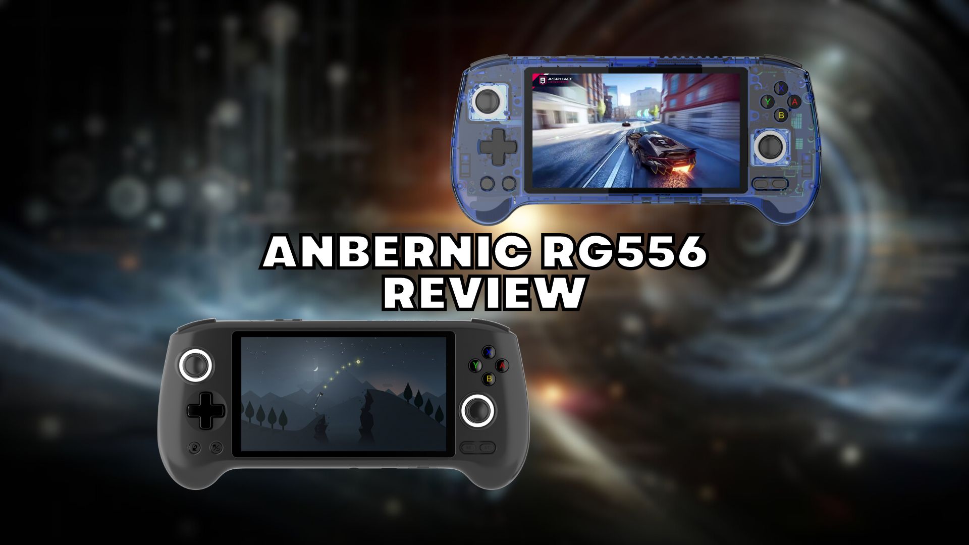 Anbernic RG556 review met video - Android gaming handheld met AMOLED scherm