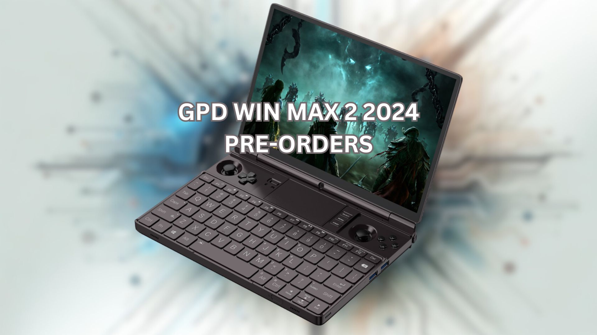 GPD WIN MAX  2 2024 forudbestillinger - den ultimative håndholdte gaming-pc