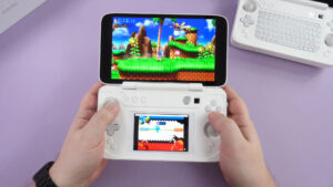 AYANEO Flip running dual screen Citra Emulator