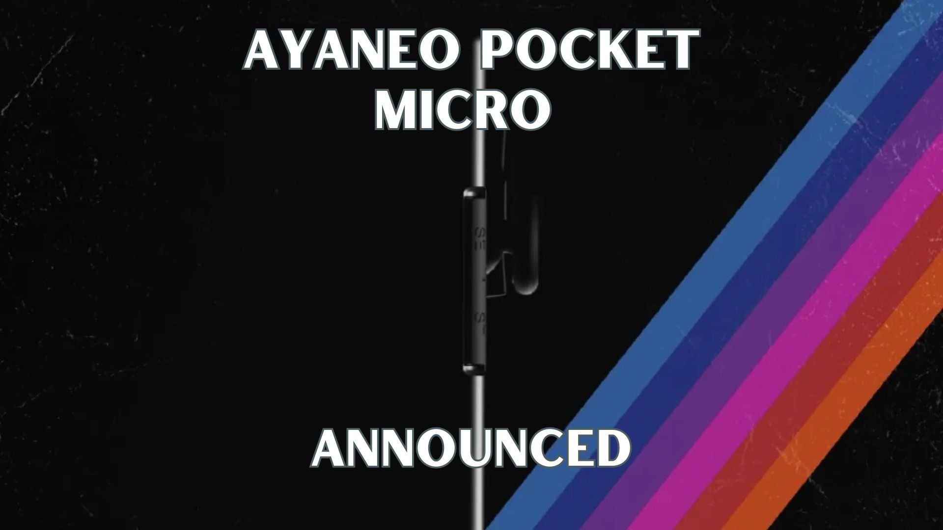 AYANEO Pocket Micro announced – New horizontal retro gaming handheld