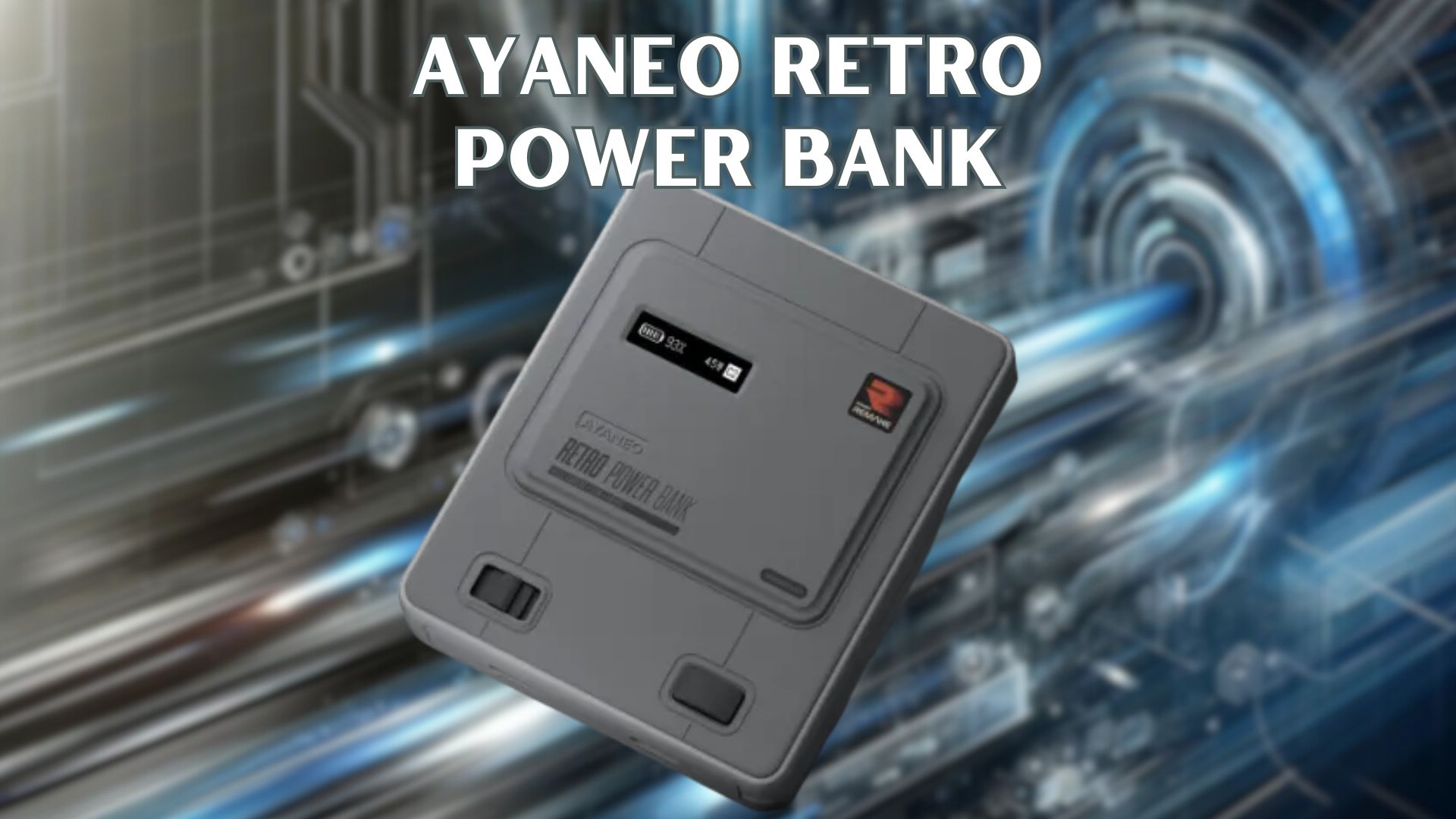 AYANEO Retro Power Bank – Classic console inspired power bank