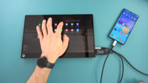 Mobile device desktops are compatible such as Samsung Dex