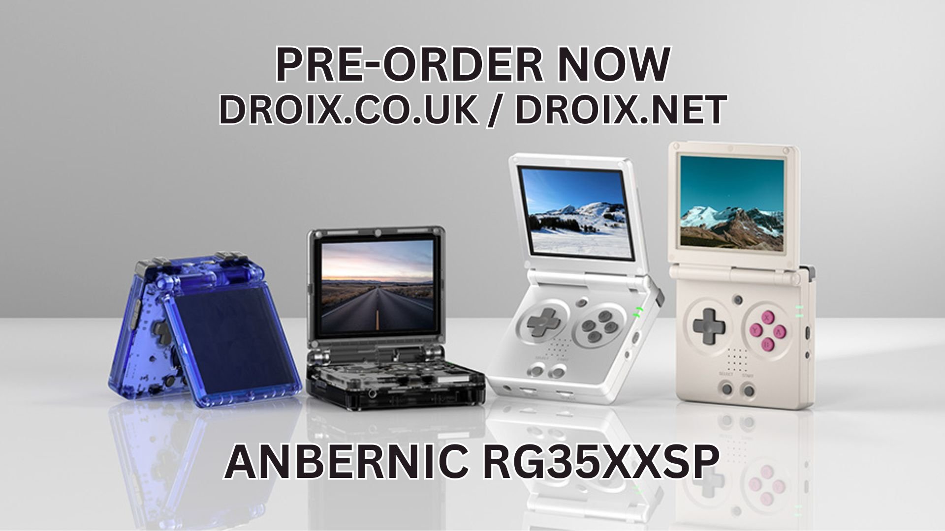 Pre-Order the Anbernic RG35XXSP Retro Gaming Handheld Now