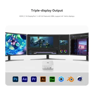 Beelink SER8 Triple-Display