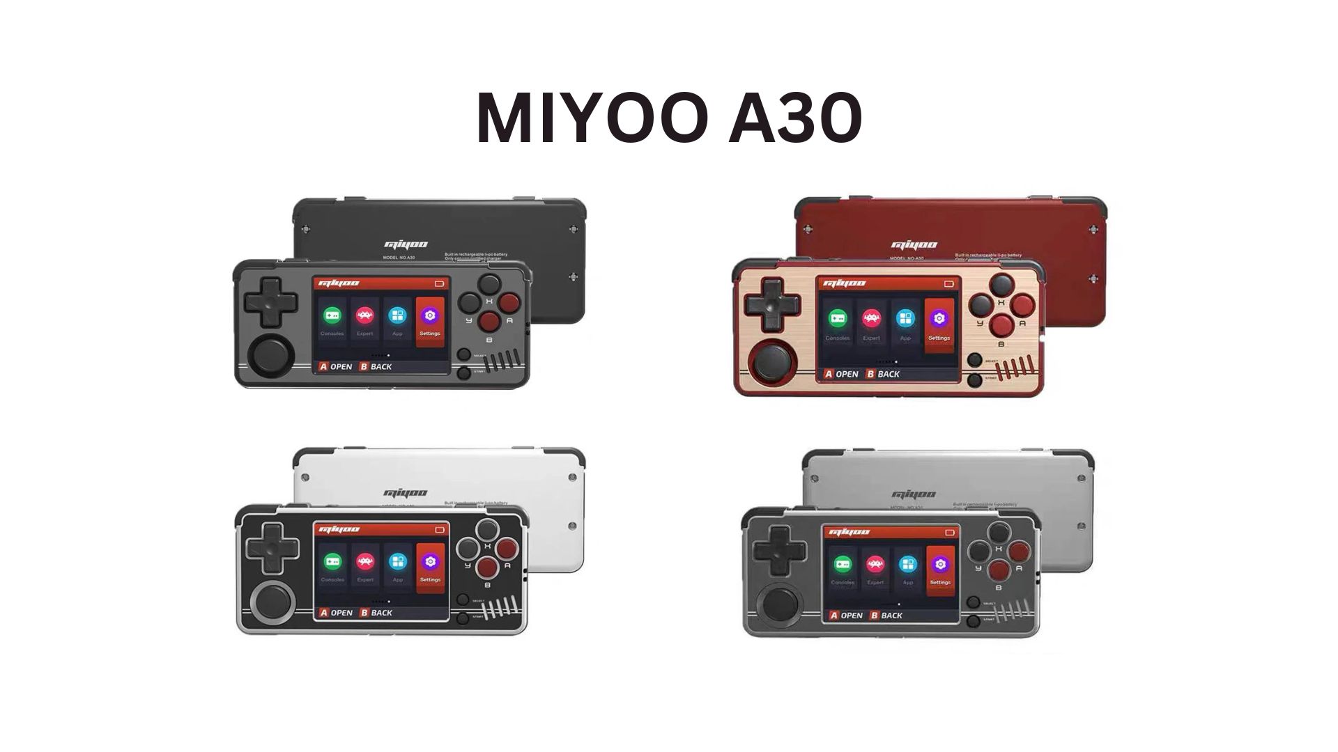 Introducing the Miyoo A30 Retro Gaming Handheld