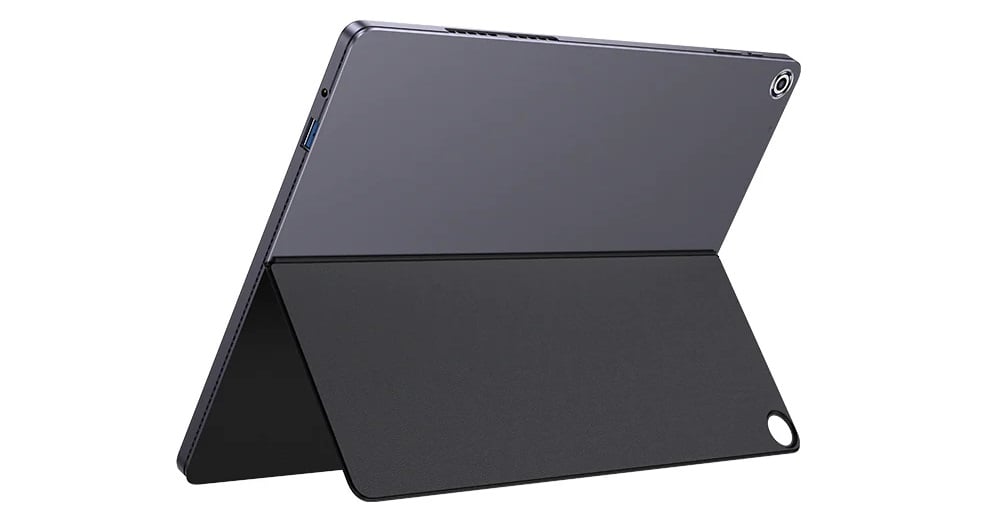 Chuwi Hi10 Max Tablet vista traseira com suporte