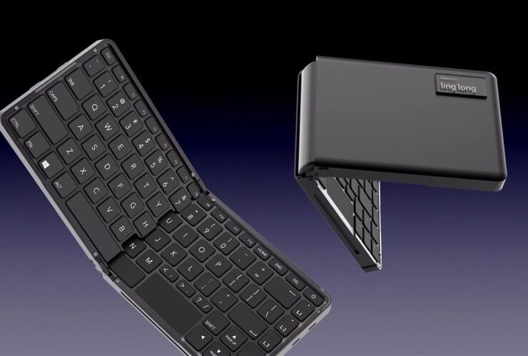 Foldable Keyboard PC from Ling long