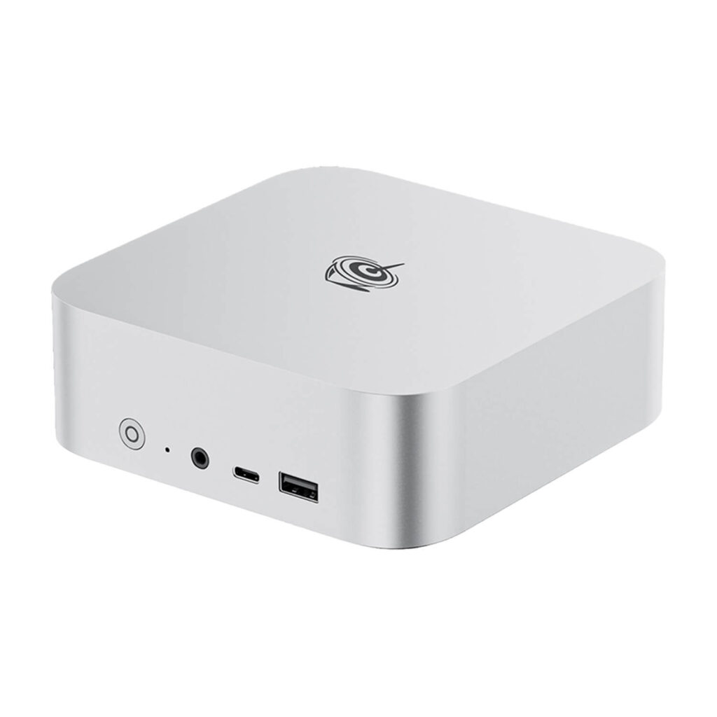 Beelink SEi14 Mini PC nurga all olev esiosa