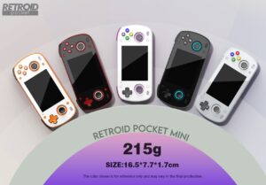 New Retroid Pocket Mini Colour Schemes