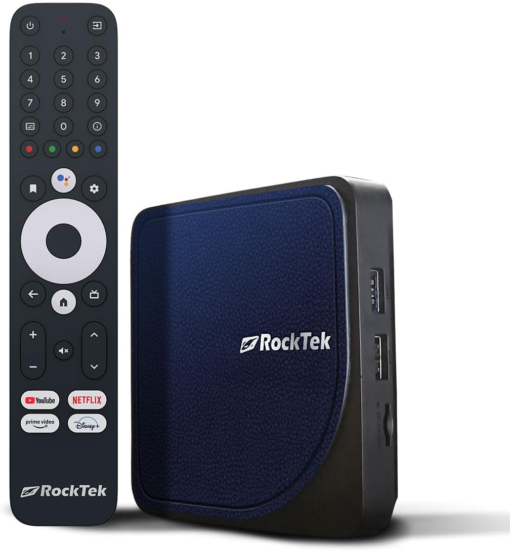 RockTek G2 4K Android TV Box 11.0 Streaming Box