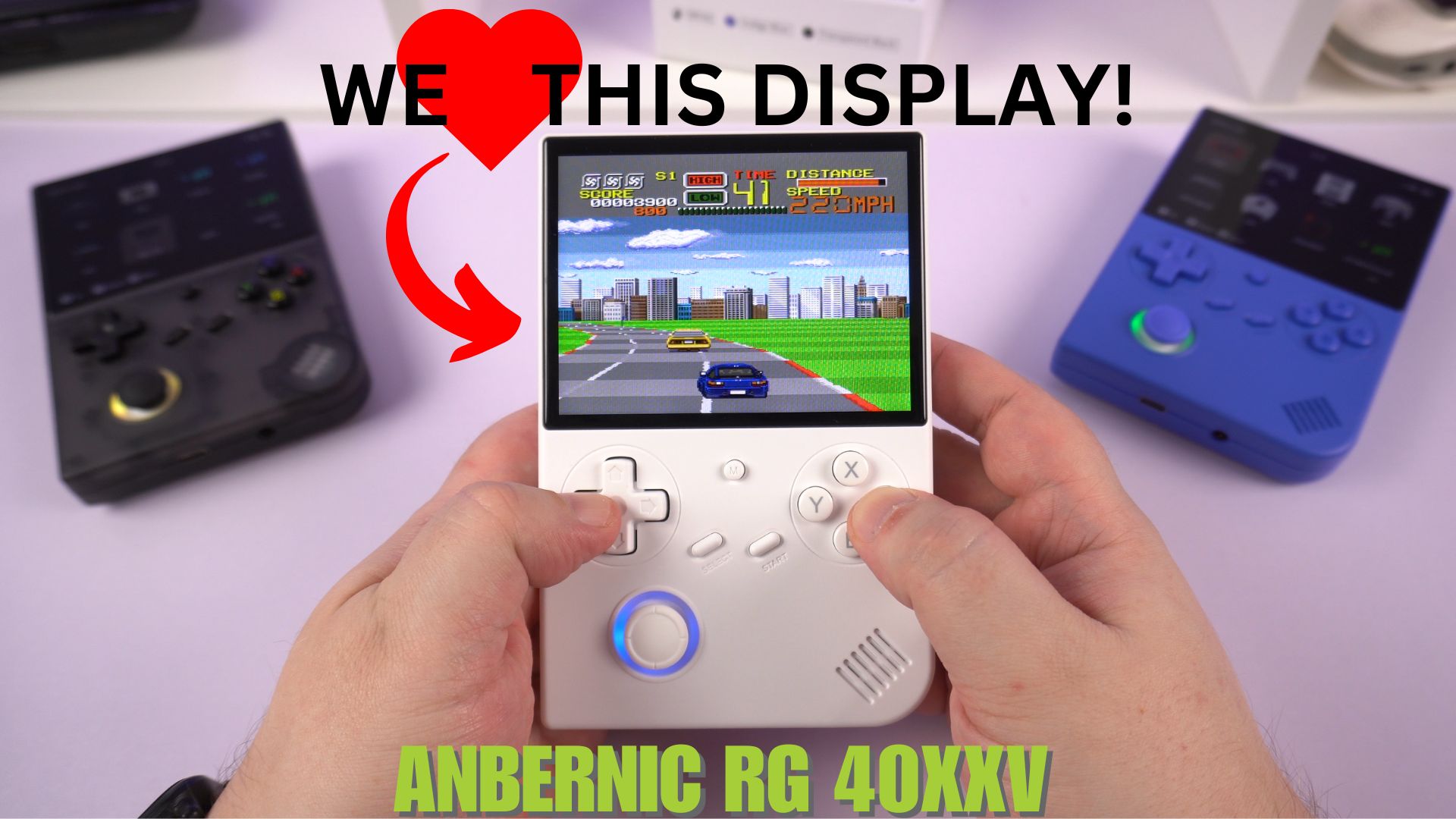 Anbernic RG 40XXV anmeldelse - Fantastisk 4″ skærm retro gaming håndholdt