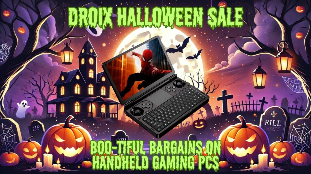 DroiX Halloween Sale on Handheld Gaming PCS