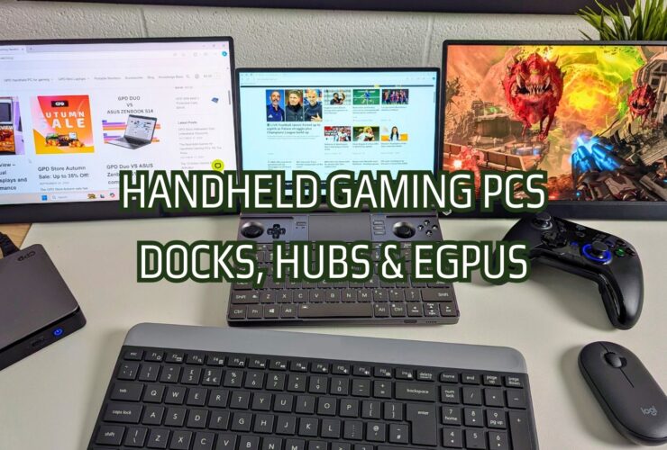 Handheld Gaming PCS docks hubs and egpus