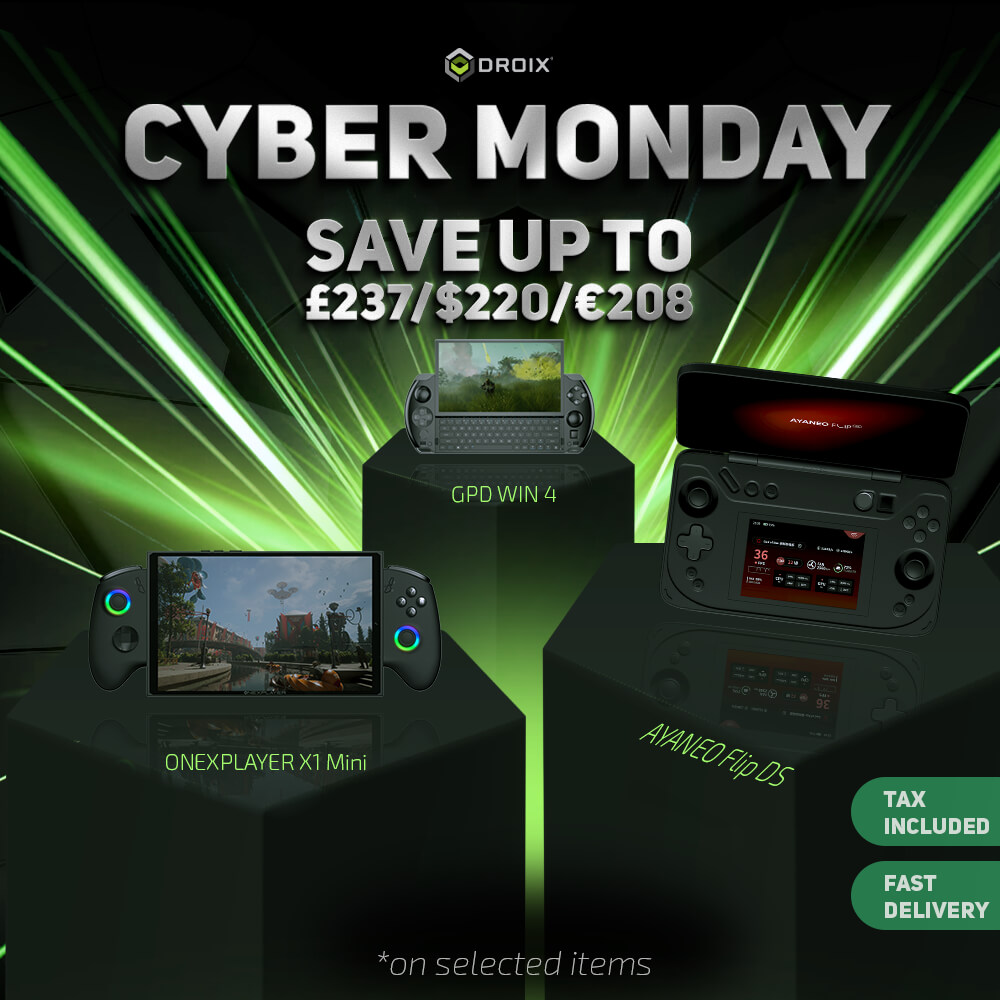 DROIX Cyber Monday Handheld Gaming PC sale