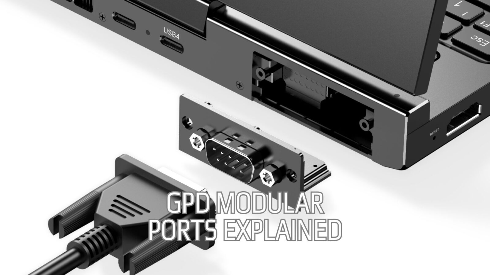 GPD POCKET 4 MODULAR PORTS EXPLAINED