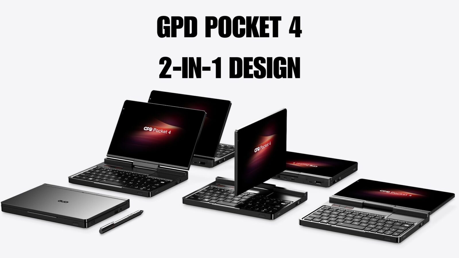 GPD POCKET 4 2-IN-1 DESIGN