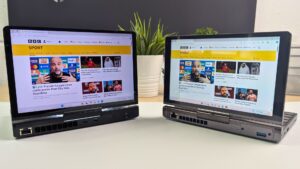 GPD Pocket 4 and 3 in presentation mode