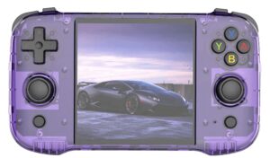 Transparent Purple R46S Handheld Gaming Console