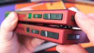 The shoulder buttons now have two individual button pieces