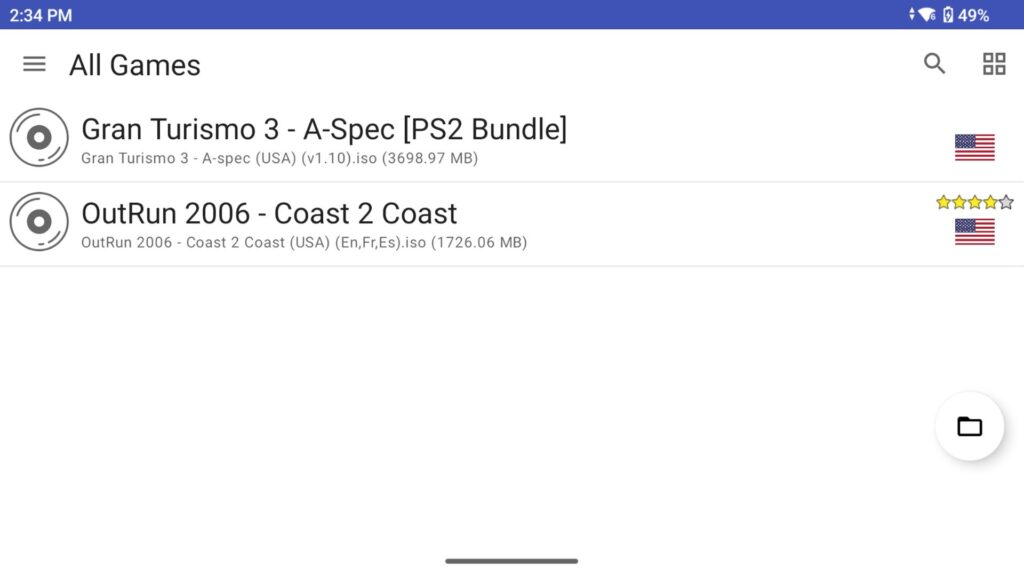 AetherSX2 PlayStation Emulator for Android