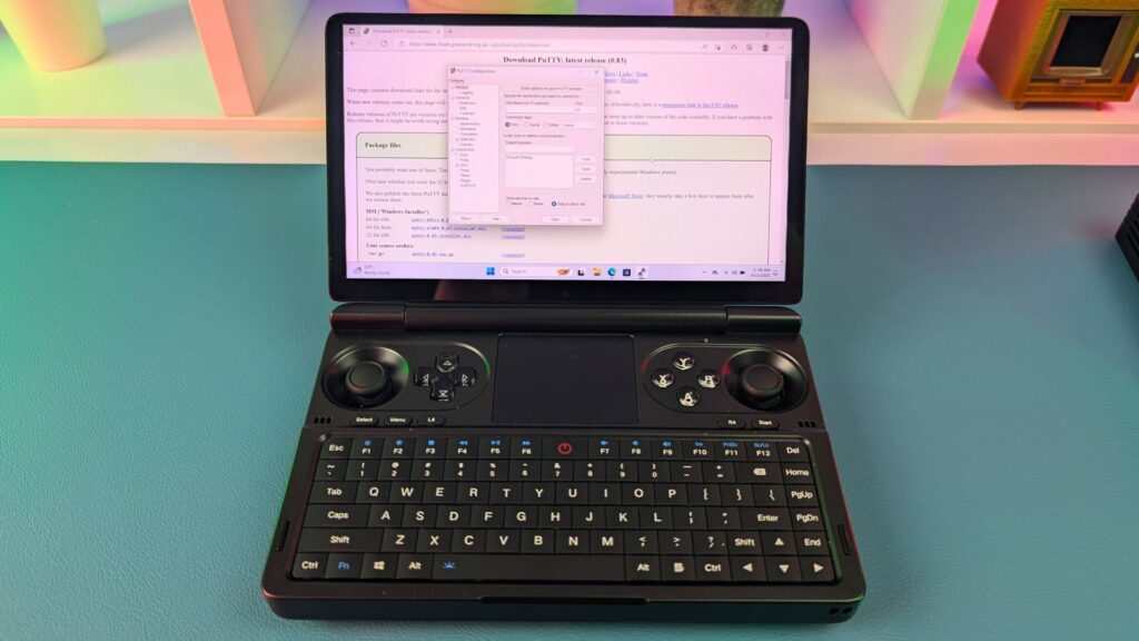 Quick and easy server admin with the GPD WIN Mini 2025