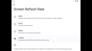 Anbernic RG Slide Refresh Rate Settings