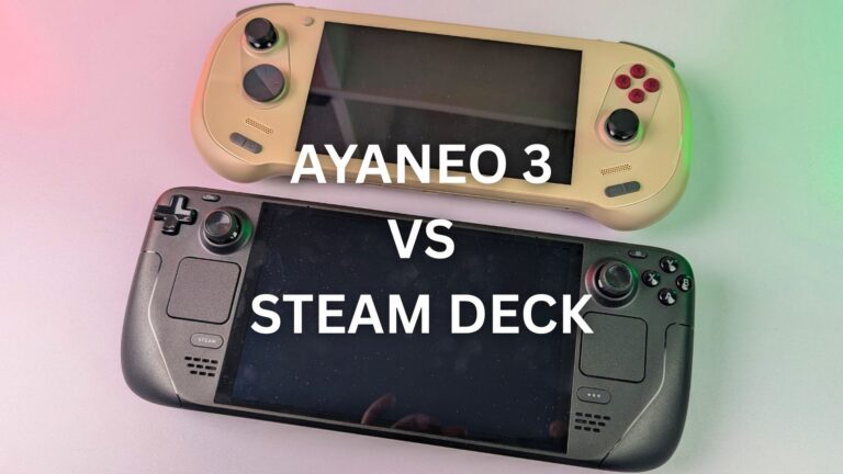 AYANEO 3 vs Steam Deck: The Complete Comparison
