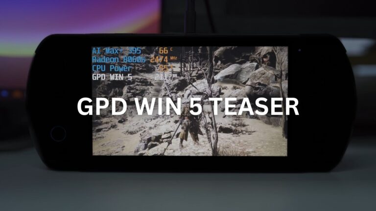 GPD WIN 5 announced: Specs Reveal a Handheld Powerhouse That Crushes eGPUs