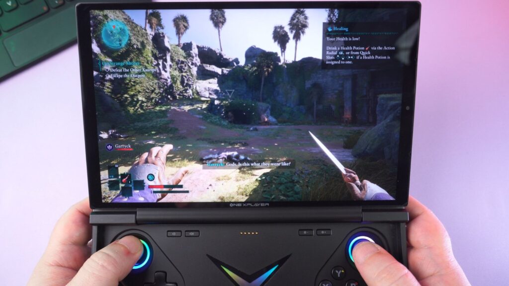 Avowed on the ONEXPLAYER G1