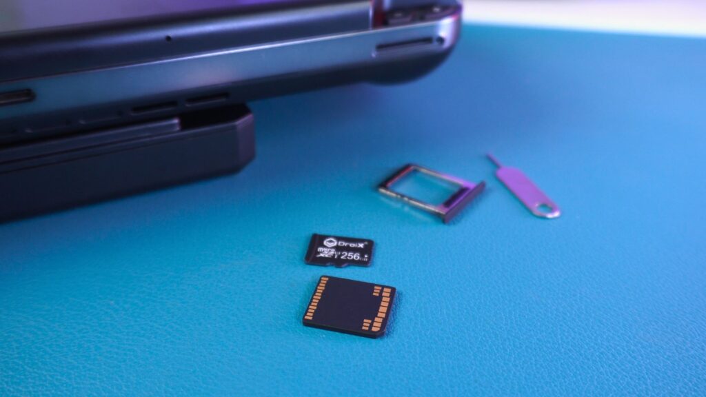 GPD WIN 5 Mini SSD back view