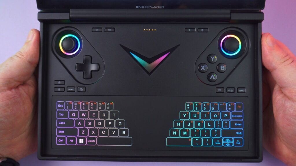 ONEXPLAYER G1 Controls and Touch keyboard