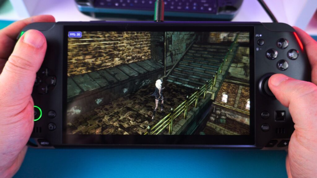 Vita3K running Guilty Gear at 2x rendering resolution on the GPD WIN 5