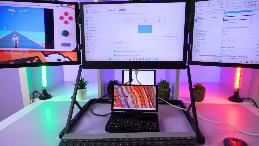 GPD MicroPC 2 mini laptop supports up to four external monitors