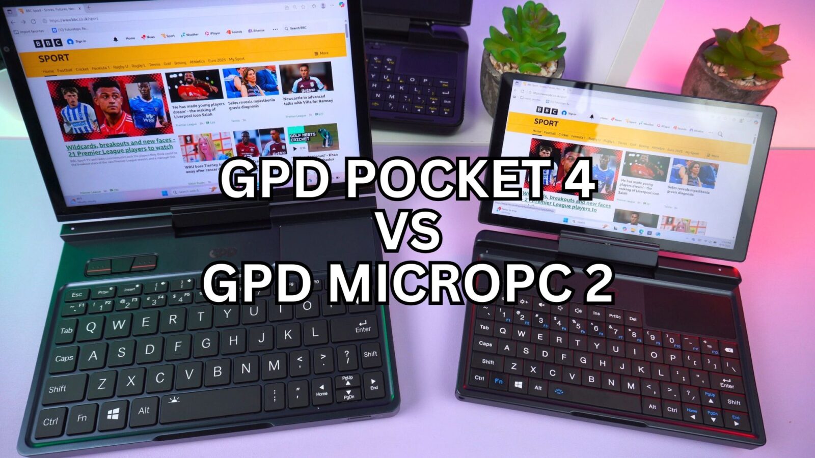 GPD Pocket 4 vs GPD MicroPC 2
