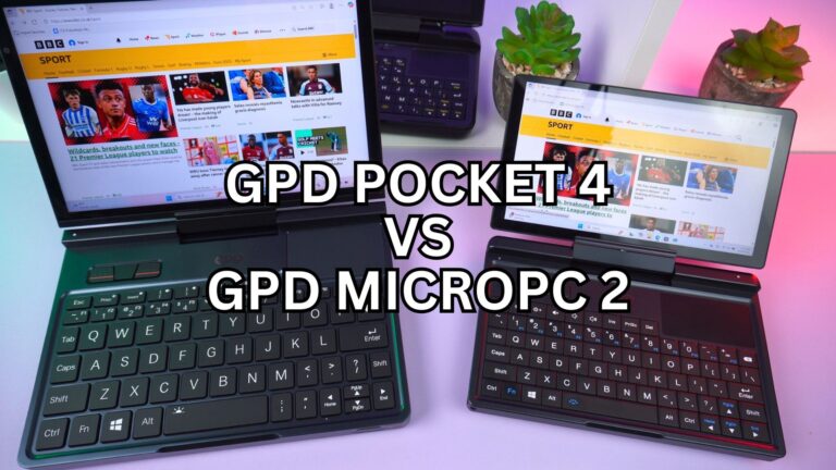 GPD MicroPC 2 vs GPD Pocket 4: Which UMPC is Right for Your Workflow?