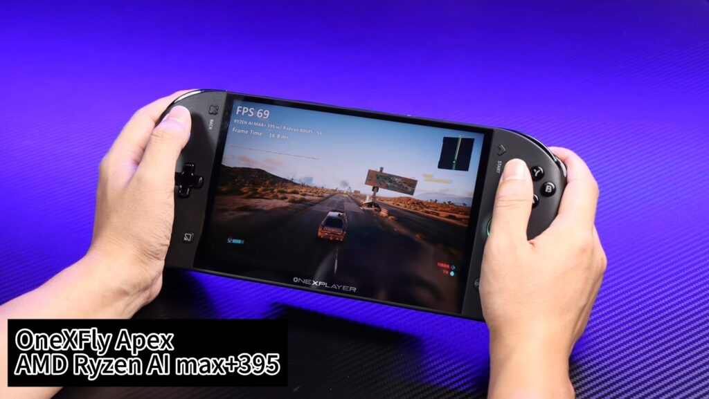 ONEXPLAYER ONEXFLY APEX playing Cyberpunk