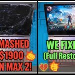 We fixed a smashed up GPD WIN MAX 2