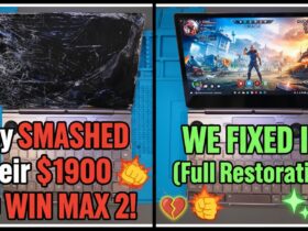 We fixed a smashed up GPD WIN MAX 2