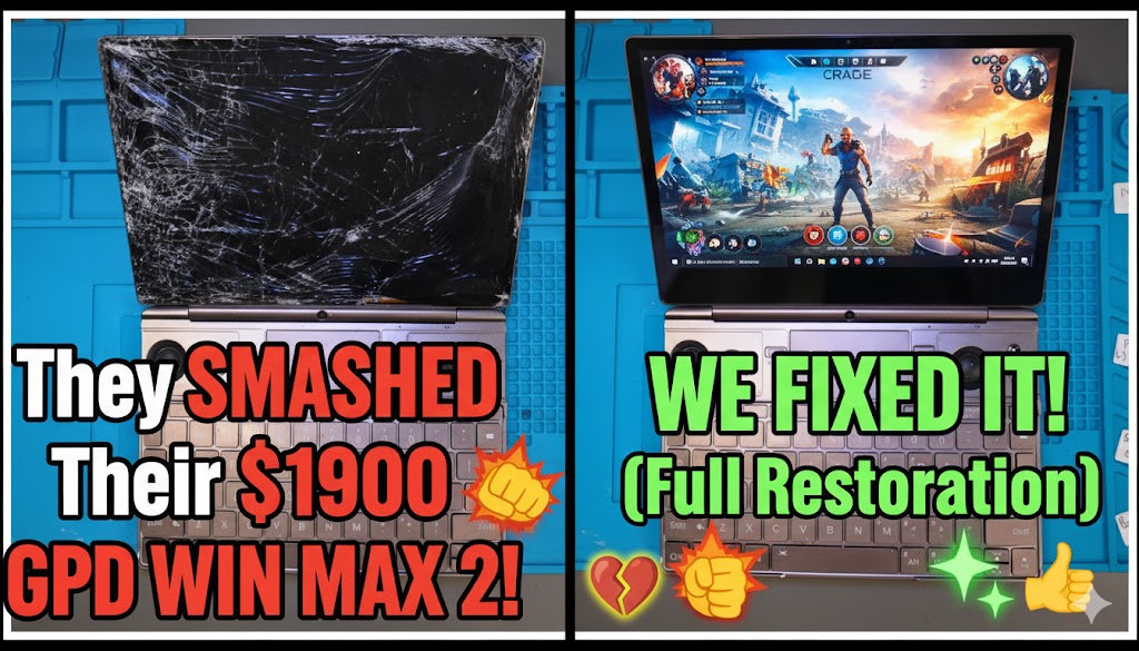 A Customer RAGE-SMASHED their $1900 GPD WIN MAX 2! Can We Fix It?