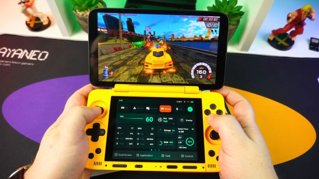 Eden emulator on the AYANEO Pocket DS