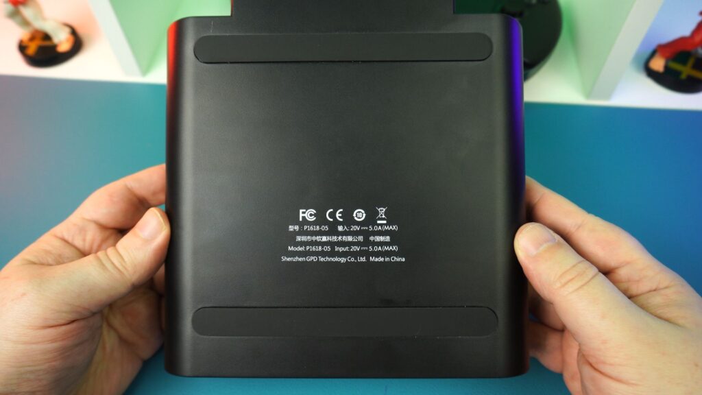 The back of the GPD WIN 5 docking station