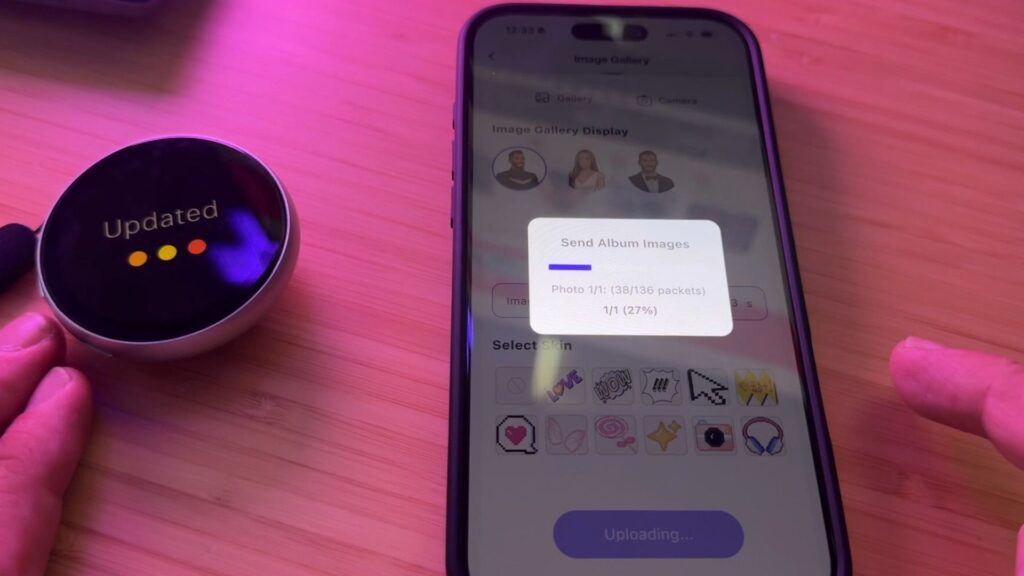 Use phone app to synchronise images and videos to NIKKO Dynamic Electronic Badge 2