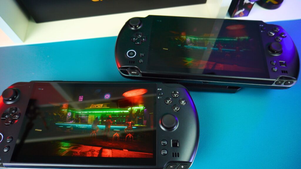 Cyberpunk-benchmark op de GPD WIN 5