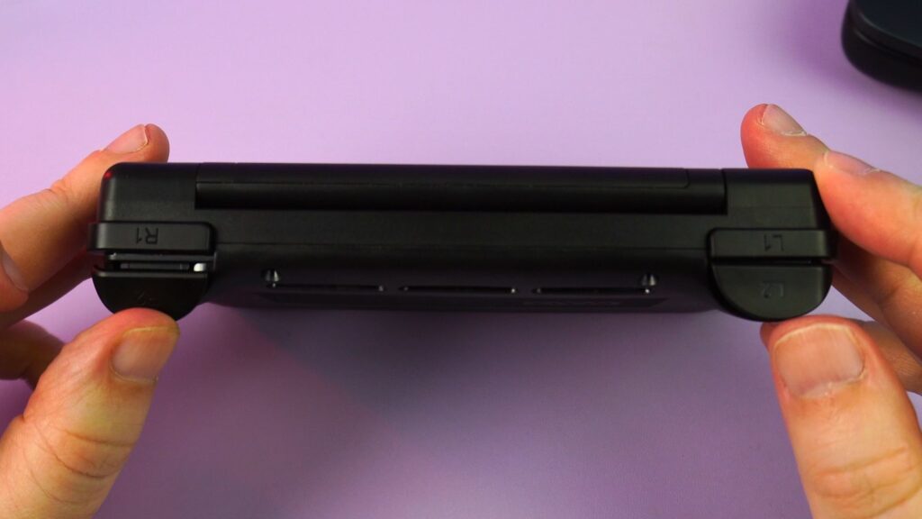 The top has left and right shoulder and trigger buttons