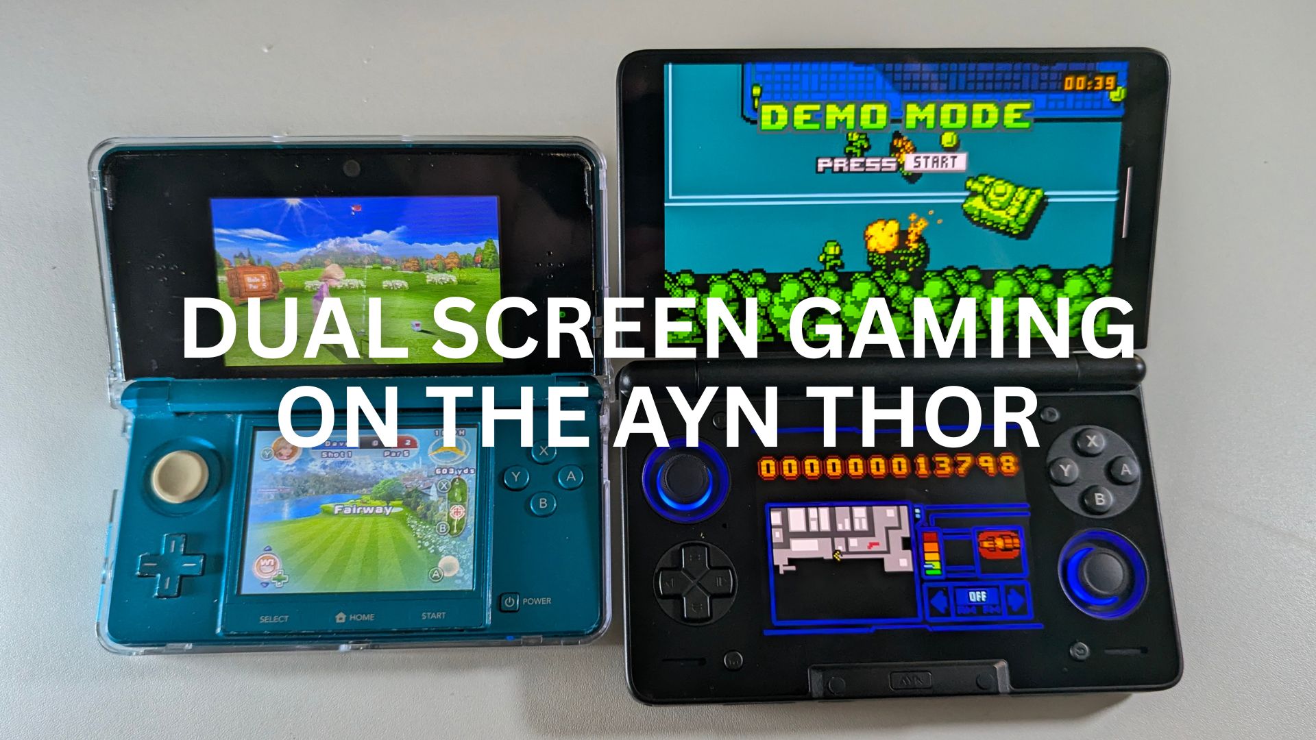 AYN Thor dual screen gaming: The Ultimate Way to Play DS, 3DS, and Wii U